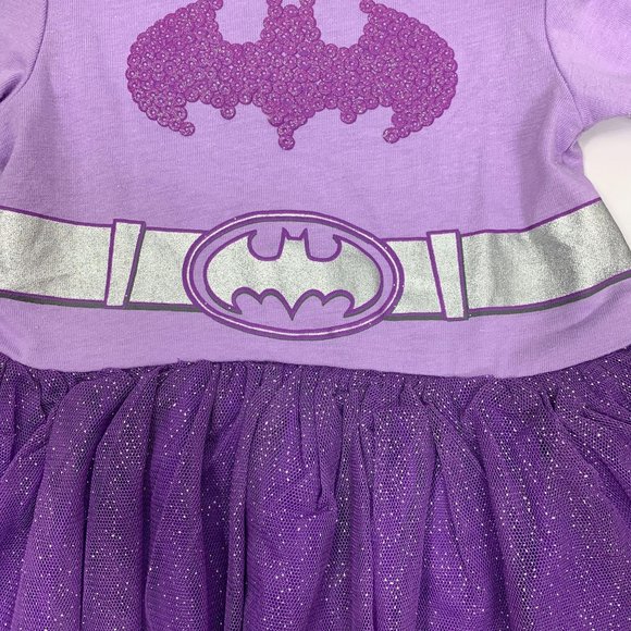 DC Comics 0 - 3 M Bat Girl Outfit PurpleTulle Batg - Picture 5 of 5